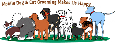 animated dog grooming image